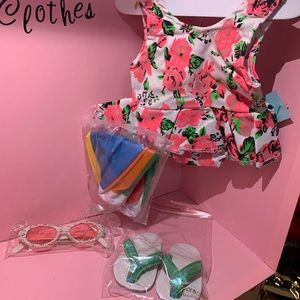 Swim outfit for American Girl Doll